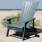 Highwood Usa Manhattan Adirondack Chair Outdoor Furniture for Patio, Backyard, Garden AD-ADRID29A-NBE - alternate 2